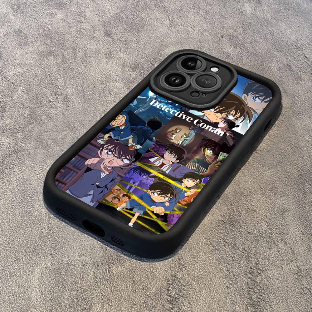 Japan D-Detective Conan Phone Case For IPhone 17 16 15 14 13 12 11 Pro Max 16E Plus INS Soft Cover