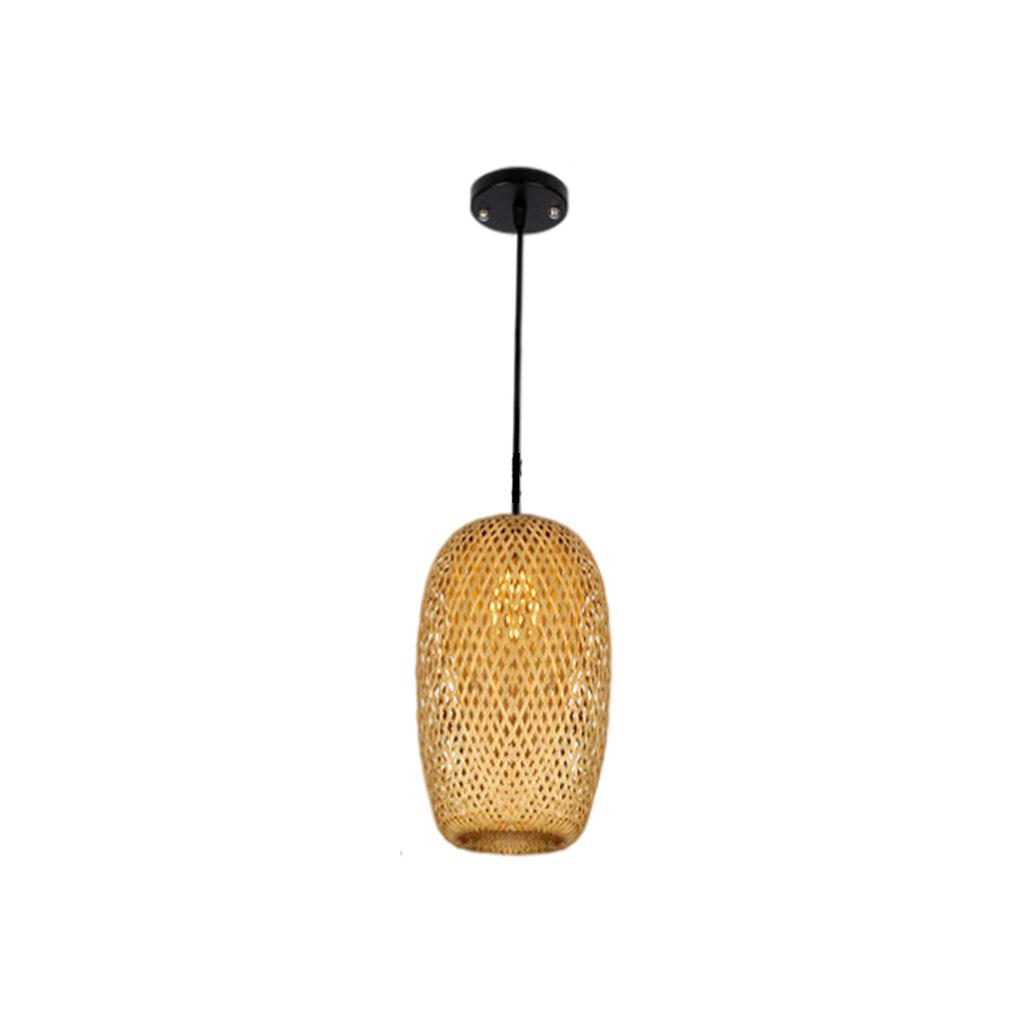 Bamboo Lamp Shades Weave Hanging Light Ceiling