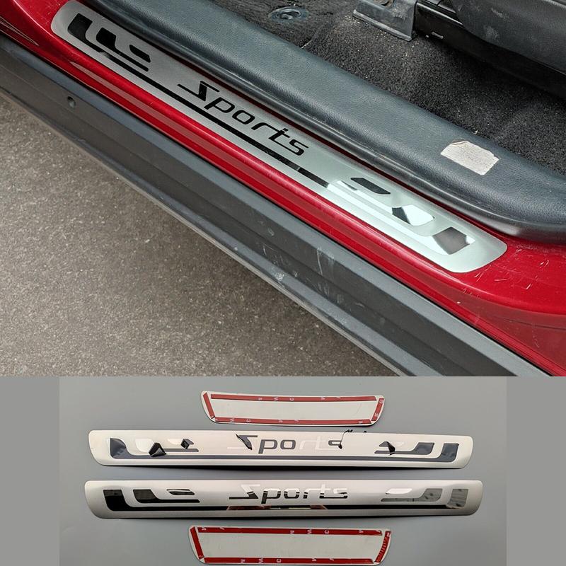 Türschwellenleiste Schutz Kratzschutz Verkleidung Für Rivian R1S R1T -2024 Auto Außenzubehör Aufkleber Schwellenschutz Pedal