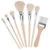 AEE2-Mop Brush For Acrylic Painting, Versatile Blending Brush Paint Brushes For Acrylic Painting Goat Hair Paint Brush Set