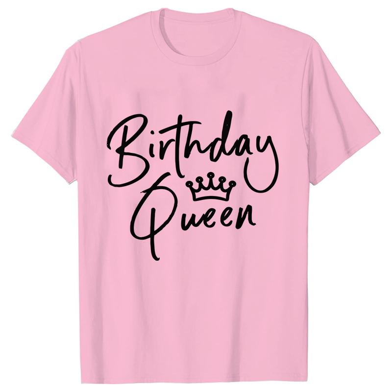 Damenkleidung Kurzarm Print T-Shirts Geburtstagsteam Grafik Reise Damen Oberteile T-Shirt Tee T-Shirt Beste Freunde T-Shirts