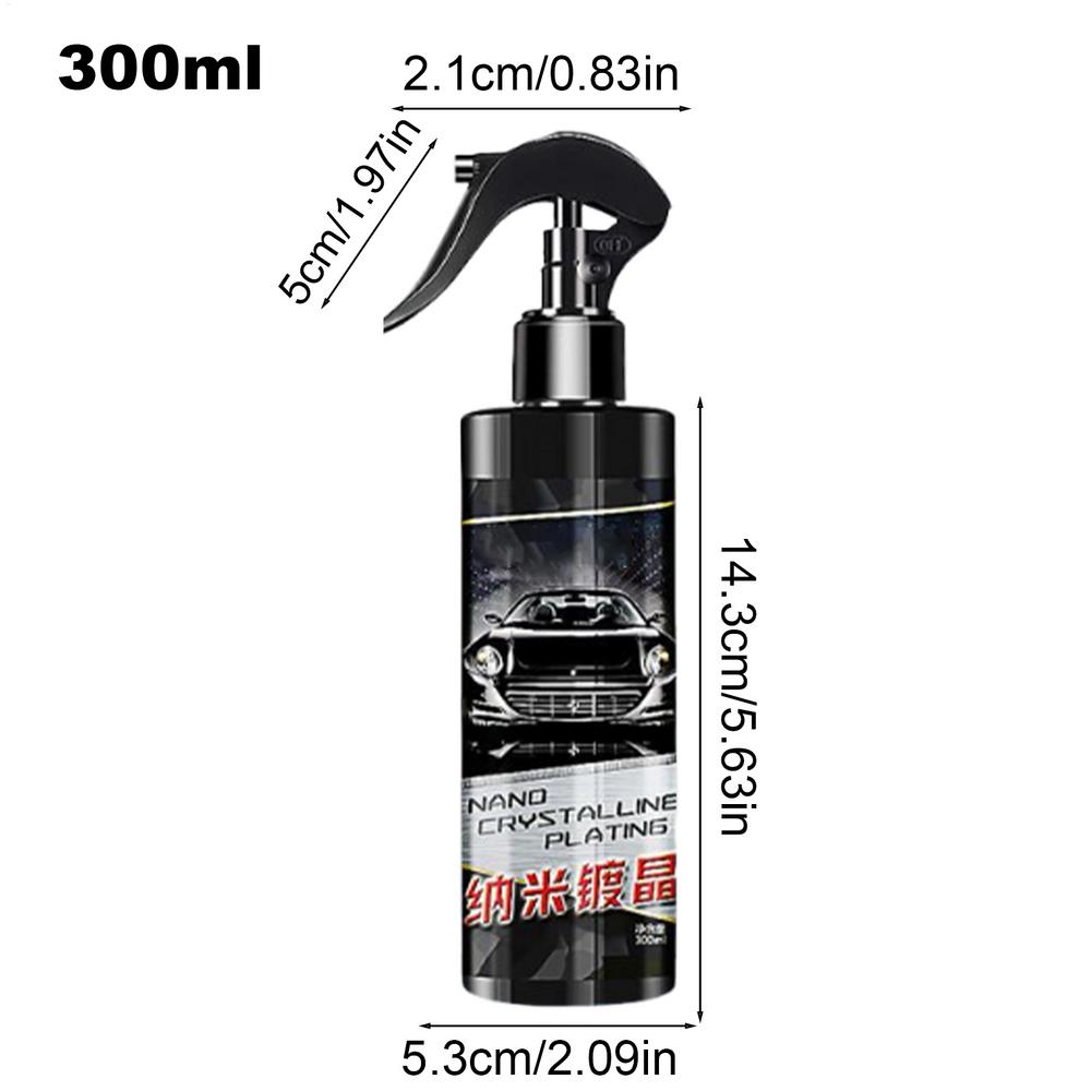 Car Coating Spray Ceramic Spray Coating for Car Paint Repair Polish Restorer Hydrophobic for Cleaning Automotive Vehicle Sedans