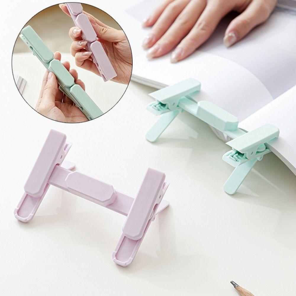 Portable Foldable Bookmark Study Reading Stand New Book Clip Reading Tools