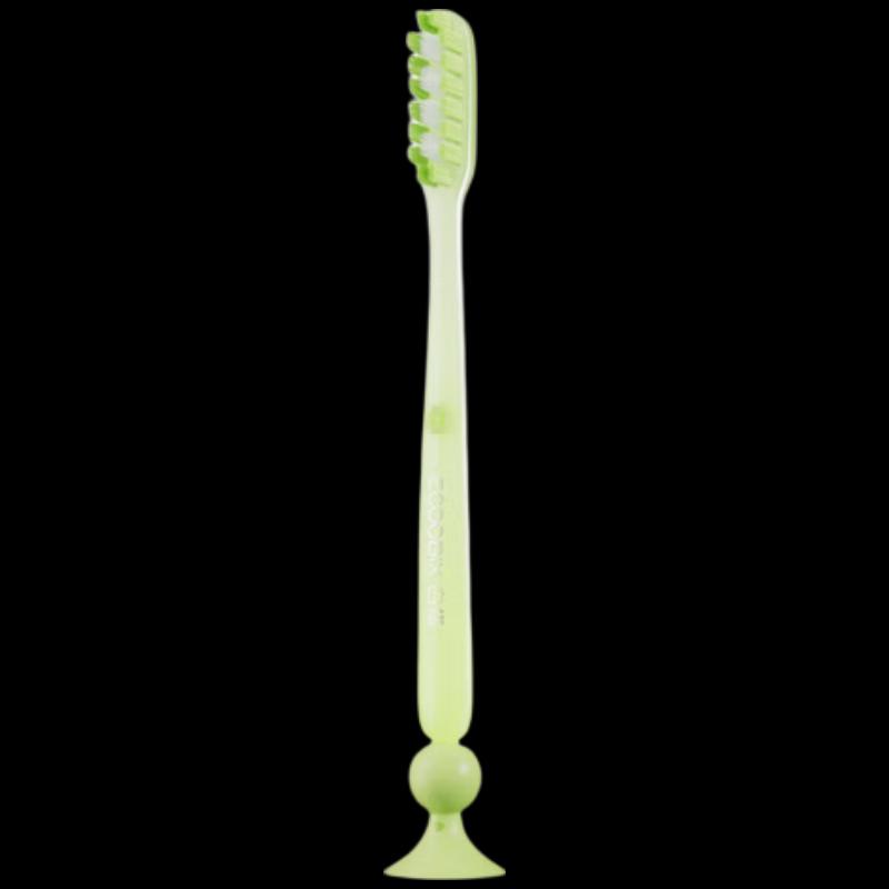Baixi Long Head Soft Bristle Toothbrush with Suction Cup