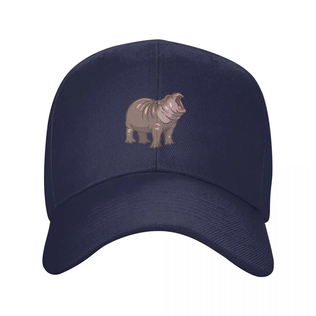 Moo Deng the Roaring Hippo Baseball Cap Golf Hat Unisex Fishing Caps Unisex Golf Wear Unisex Womens