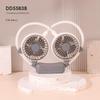 Portable Neck Fan for Lazy People, Convenient USB Charging Model, Small Personal Cooling Device for Men and Women Students, Ultra-Long Battery Life