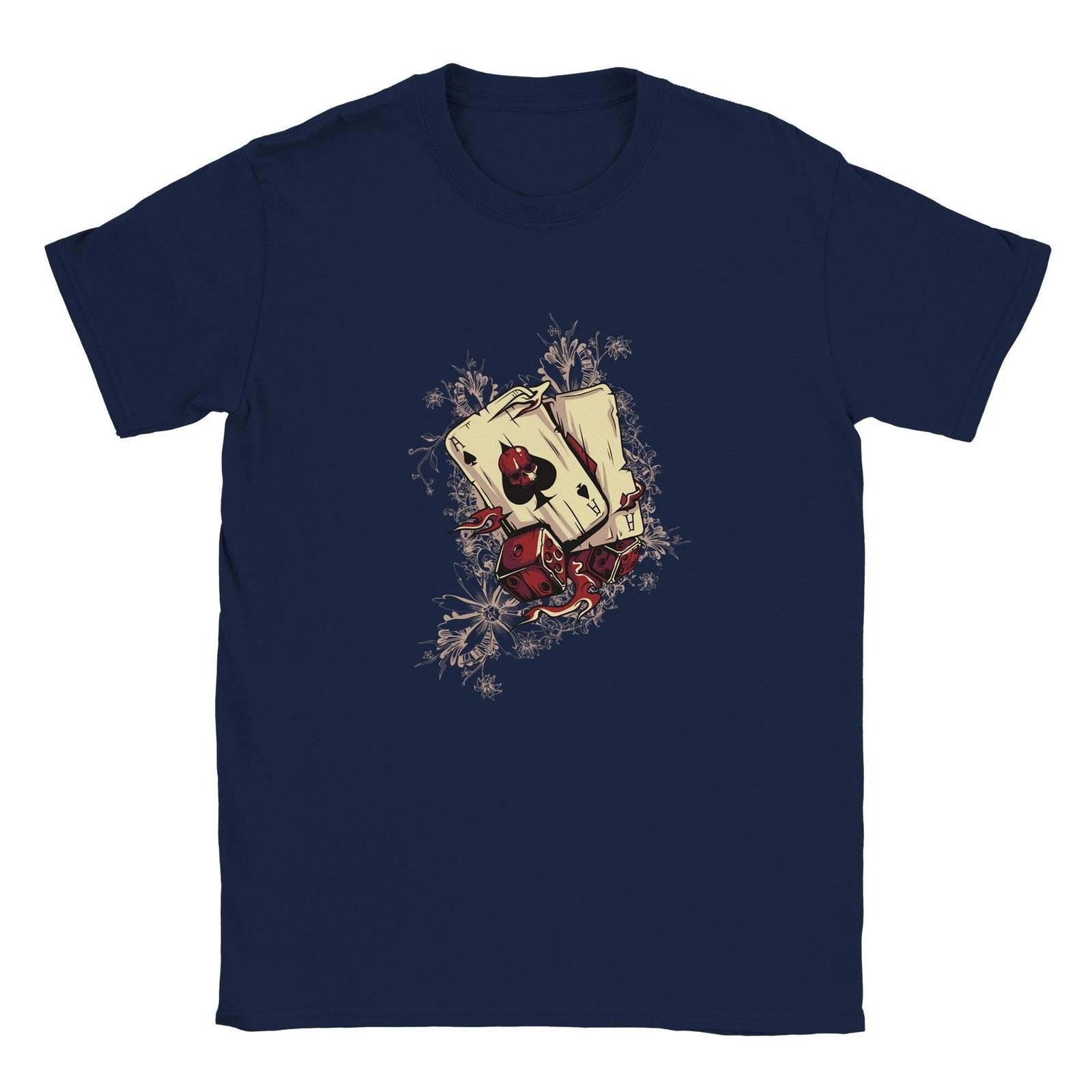 

Ace Cards T-Shirt | Gift for Poker Player | Unisex Casual Top M