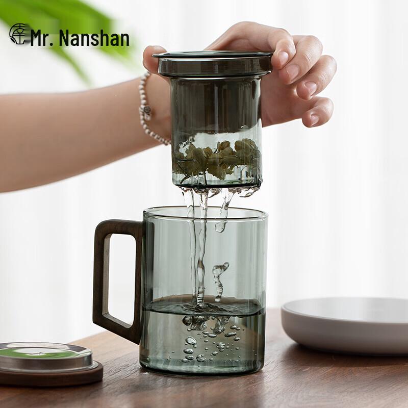 Nanshan Smart Thermostatic Glass Tea Infuser Cup