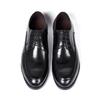 Fashion Italian Style Men's Derby Shoes Handmade Genuine Leather Plain Toe Lace-Up Business Office Wedding Formal Dress Shoes for Men