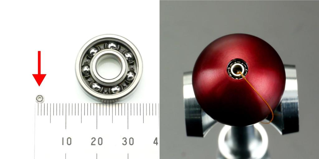 Spin Gear SG Kendama Red with the Smallest Bearing Pico/pico World's Built-in