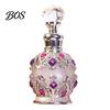 Portable Essential Oil Bottle 15ML Vintage Luxury Refillable Perfume Bottle, & Fragrance Glass Dispenser Dubai Arabian Style Empty Container