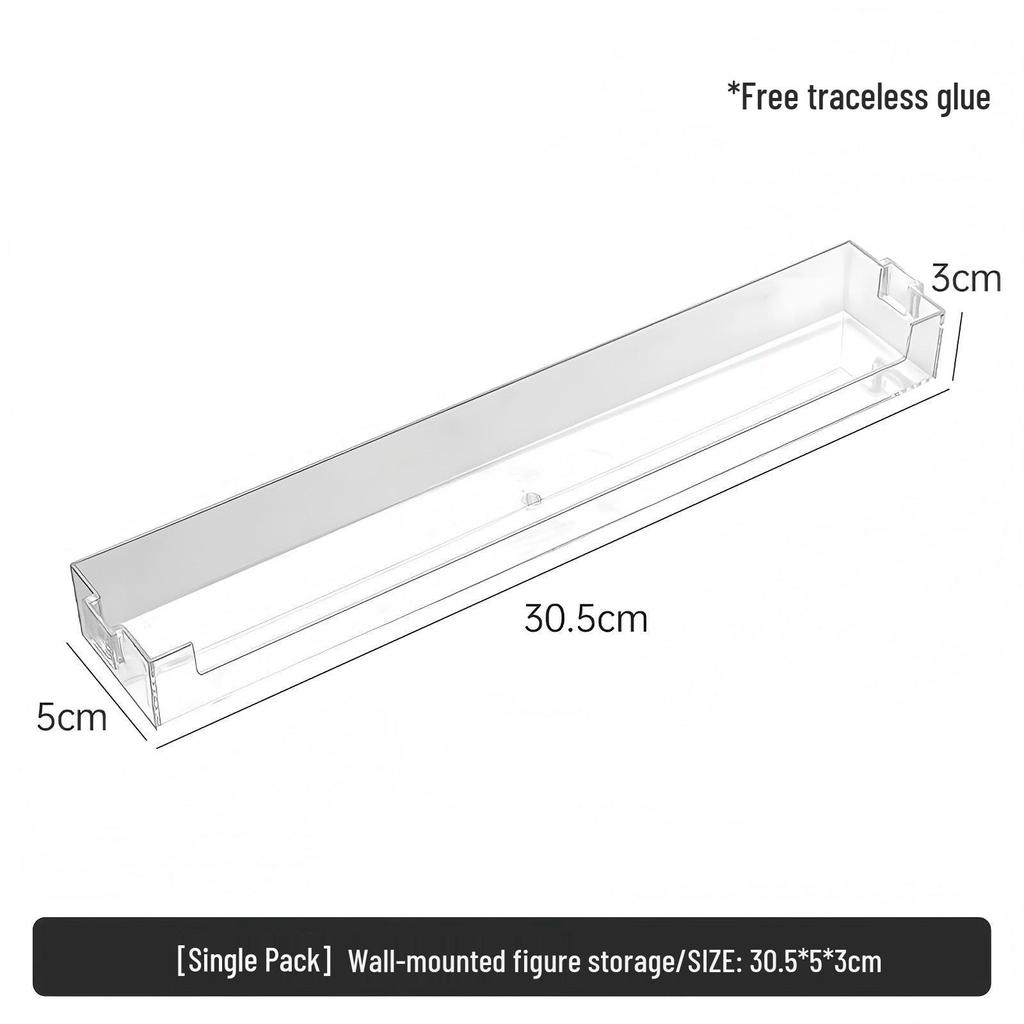 Stackable Diecast Car Display Case: Transparent Acrylic Shelf for Hot Wheels Models