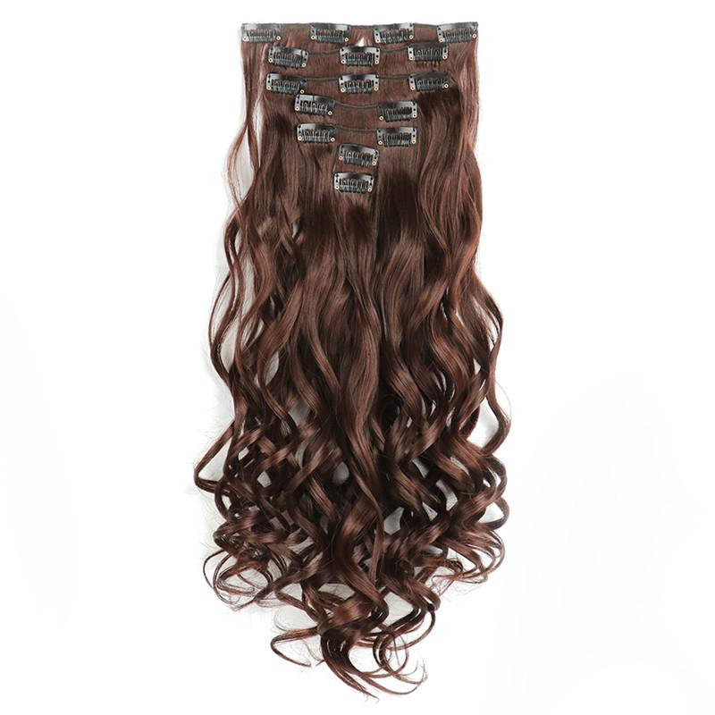 MERISIHAIR 6 Pieces/set of 24 Inch Wig Curly Hair 16 Hairpins, Wig Styling, Hairpin Synthetic Hairpin, Heat-resistant