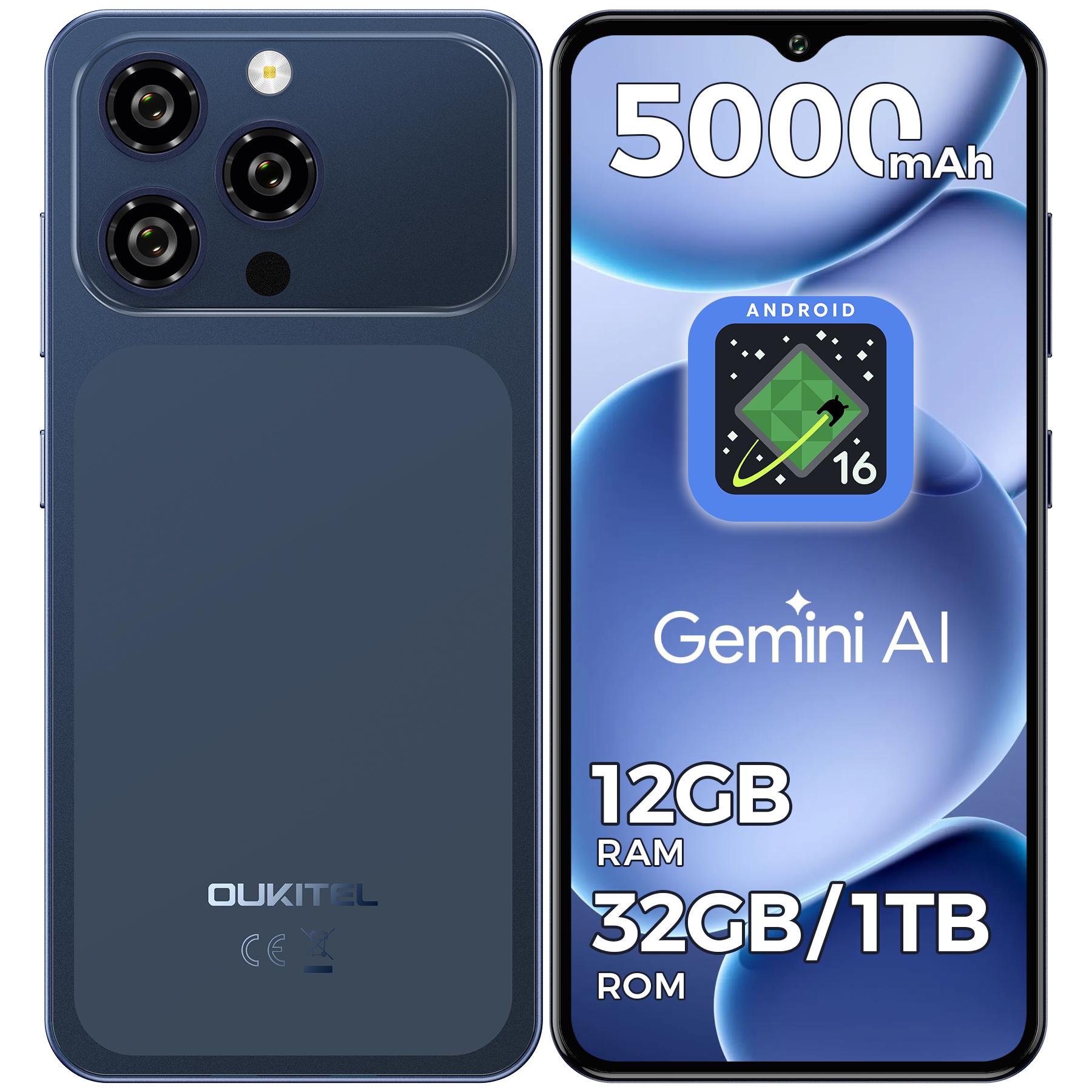 OUKITEL C17 Android 16 Mobilais tālrunis