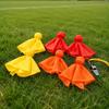 6 Pieces Referee Penalty Flag with Whistle Long-Lasting for Referees, Coaches