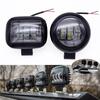 Evrensel Kare Yuvarlak 6D Lens LED Far Çalışma Işığı SUV Niva ATV Traktör Kamyon Motosiklet Sürüş Işıkları Offroad Araba