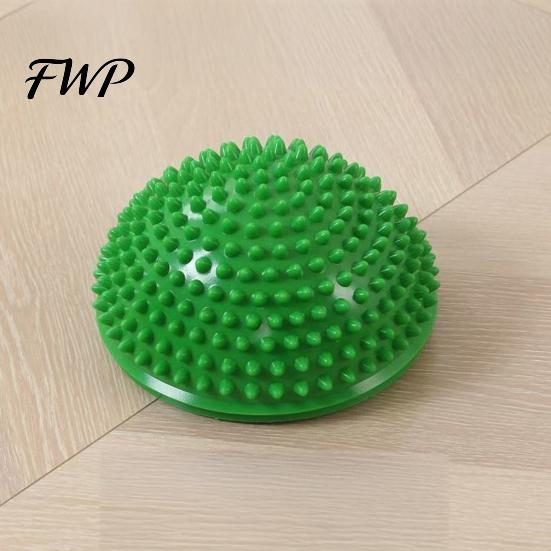 Kids Balance Ball Anti-Slip Thickened Base Hemispheric Massage Design Sensory Early Childhood Trainer Development Non-turning Preschool Activity Toy