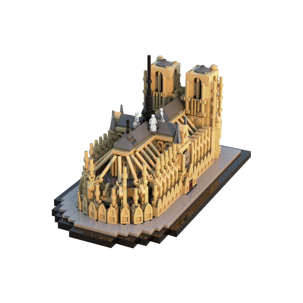 DIY Build Famous Cathedral of Santa Maria del Fiore Assembling Block Set Iconic Church Street Architecture Assemble Play kits Kids Gifts