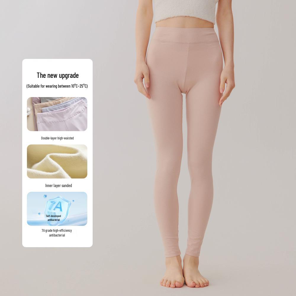 "2023 Women's High Waist Autumn Cotton Leggings - Slim Fit, Versatile, Thin, and Lengthened Design"