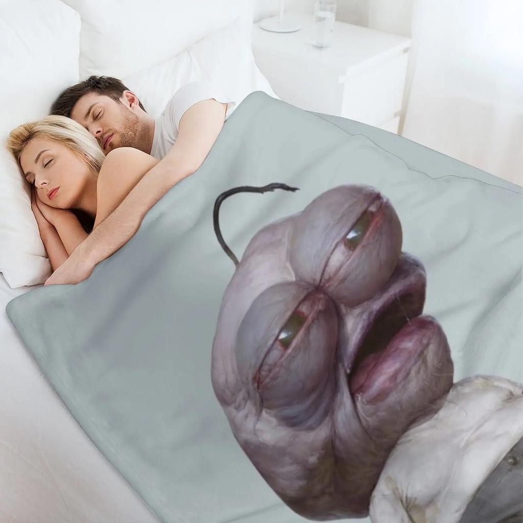 Smiling Friends Depressed Pim - Adult Swim Throw Blanket Hair Retros Blankets For Bed Giant Sofa Blankets