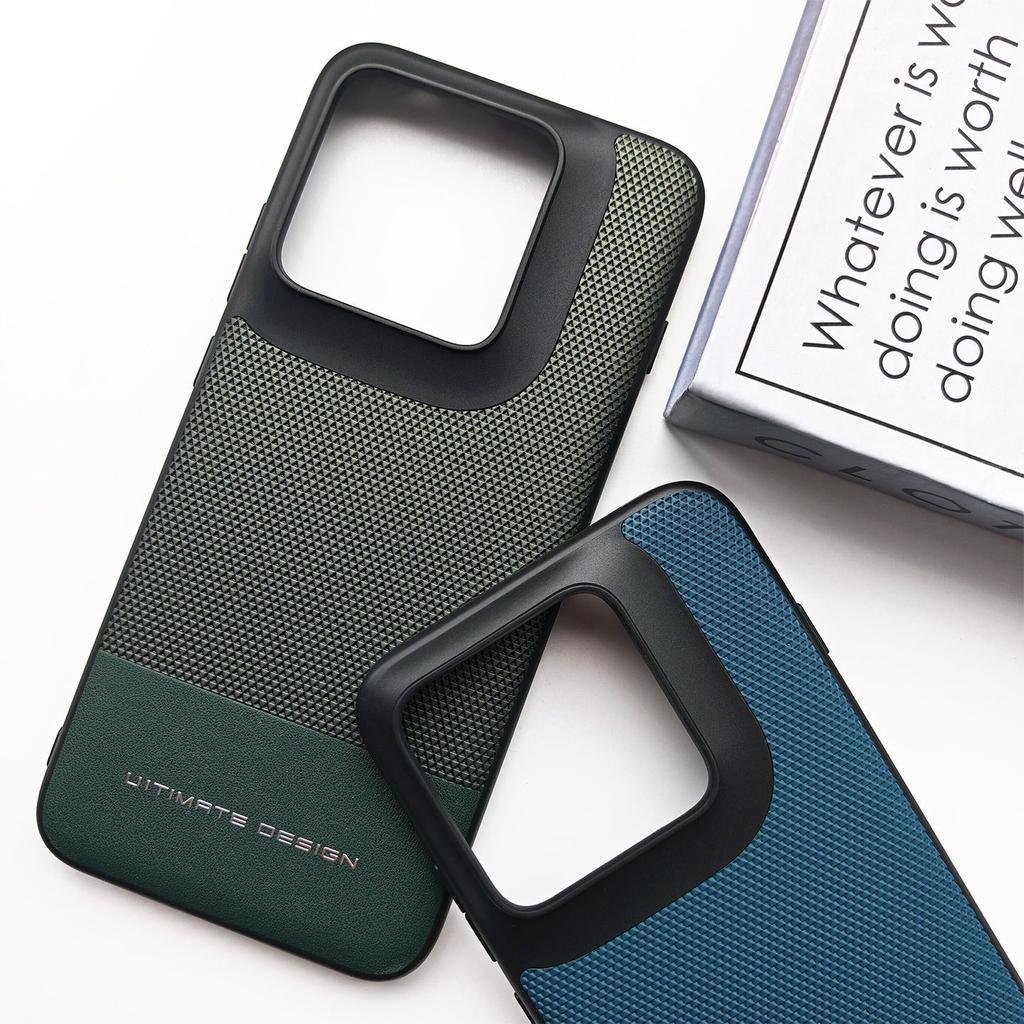 For Motorola Signature MOTO Edge 70 Ultra X70 Air Pro Business Woven Texture Frosted Matte Skin Friendly Case Shockproof Hard PU Leather Cover Funda