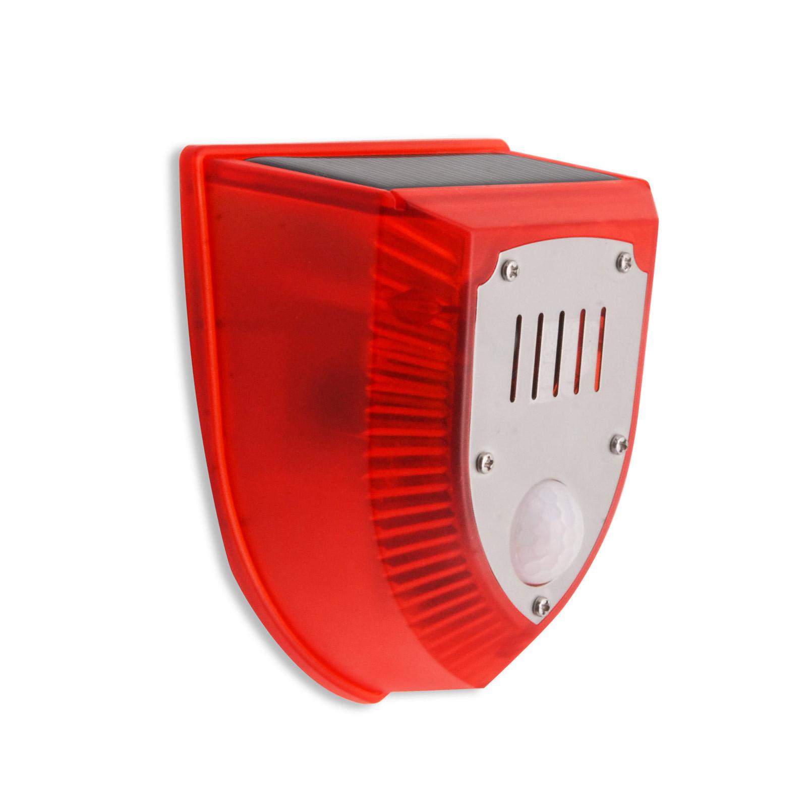 

Solar Security Alarm Lights Pir Motion Sensor Strobe Light Warning Lamp For Outdoor Farm Barn Villa Courtyard N911M sensor