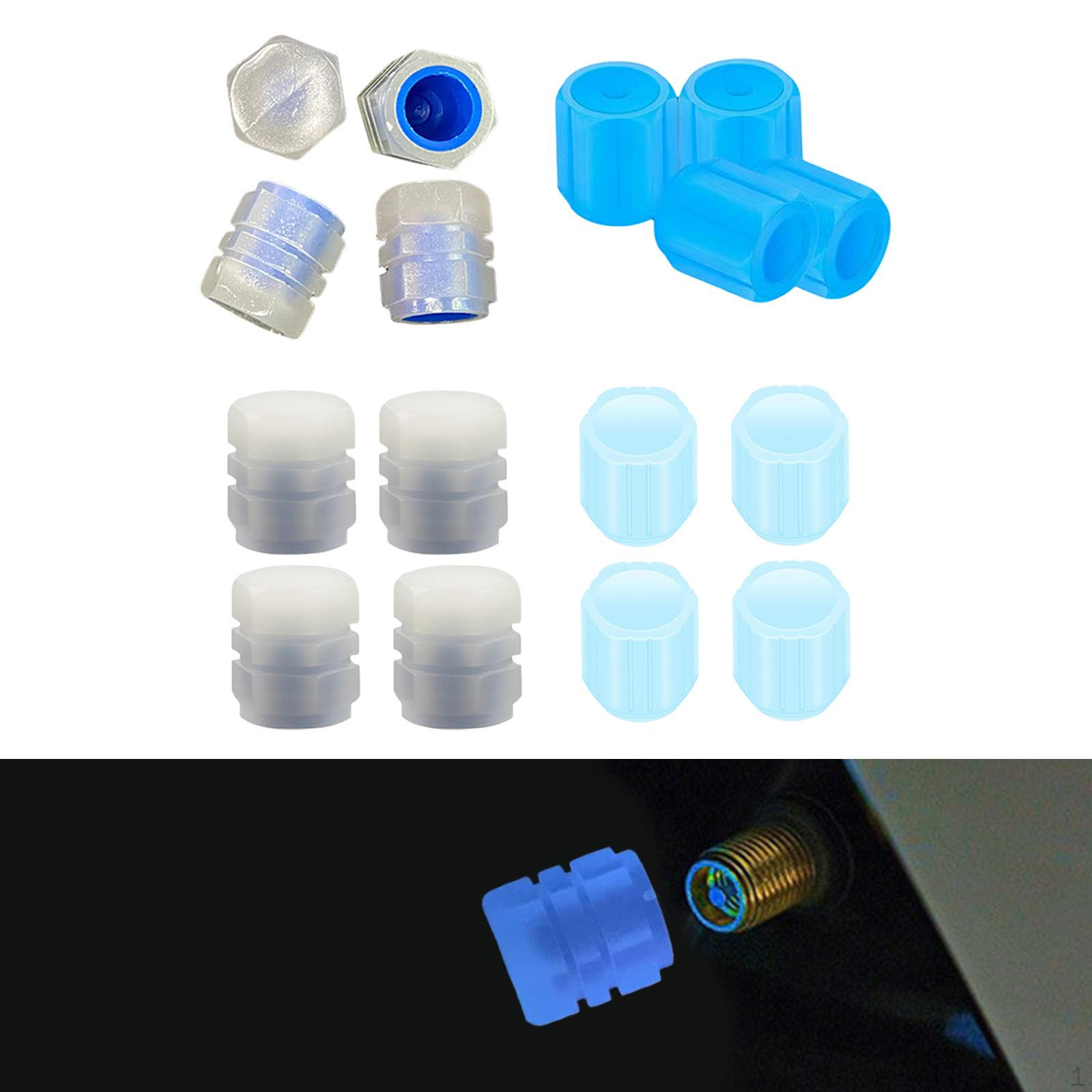 

16x Флуоресцентные Колпачки на Ниппель Колеса Автомобиля Светящиеся Крышки для Большинства Автомобилей Грузовиков Велосипедов