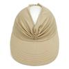 Flexible Sun-Protection Cap Wide Brim Sunscreen Hat Solid Color Outdoor Sports Hat  Outdoor Sport