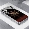 2D Phone Case with Starburst Relief Pattern for Samsung S26 S25 S24 S23 S22 S21 S20 A56 A36 A16 - Glass Protective Cover