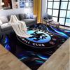 Football Club F.C Pattern Rug, Indoor/Outdoor Mat, for Picnic, Gameroom, Bedroom, Office, Living Room, Home Decor Carpet, Birthday Gift