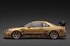 Ignition Model Scale TOP SECRET Gold Finished Product IG3847 TK.Company 1/18 34GT-R (BNR34)