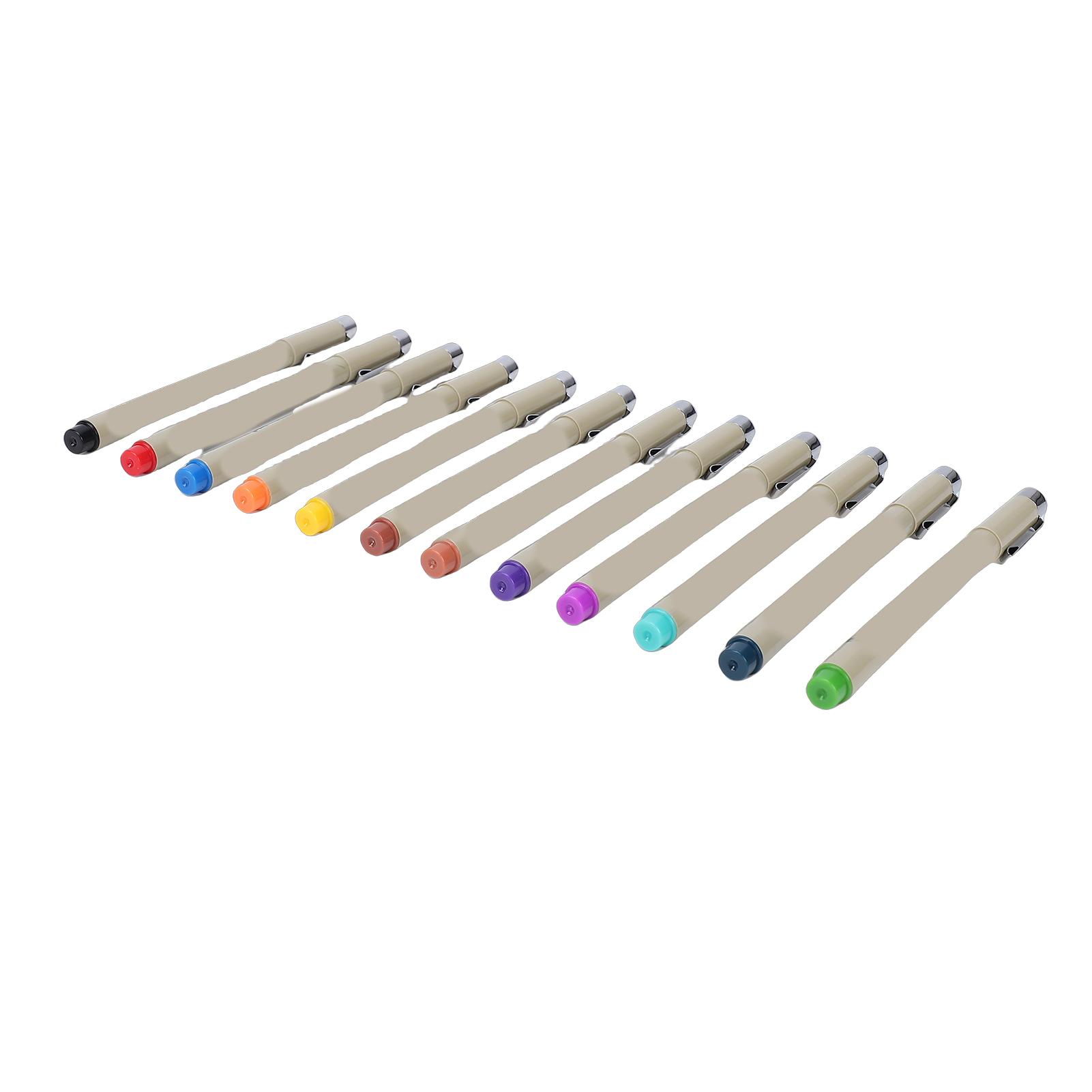 

12 Pcs Fineliner Pen Colorful Water Proof Drawing Art Pens for Artists Sketching Comic Calligraphy