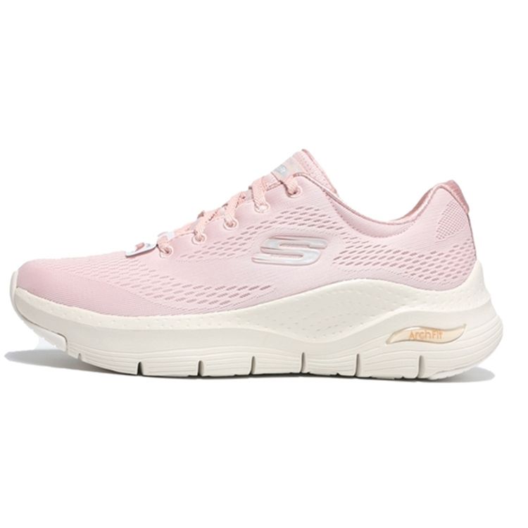 Skechers Arch Fit Comfortable Breathable Low-Top Casual Running Shoes Women sneakers Light-Pink 149057-LTPK 35