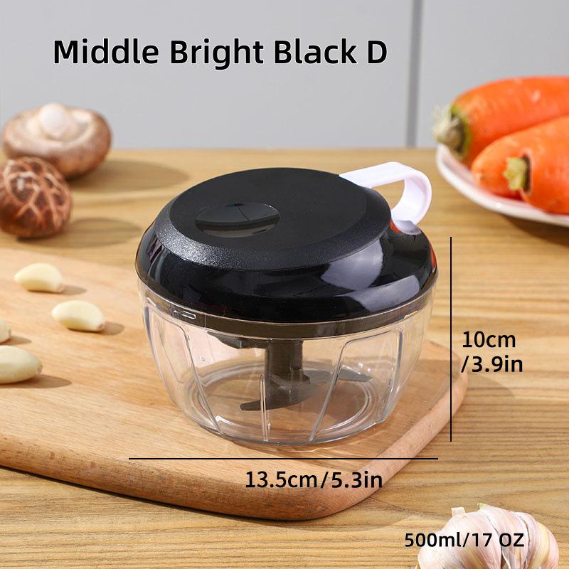 Manual Kitchen Garlic Press & Chopper - Ginger Mincer & Meat Grinder Combo