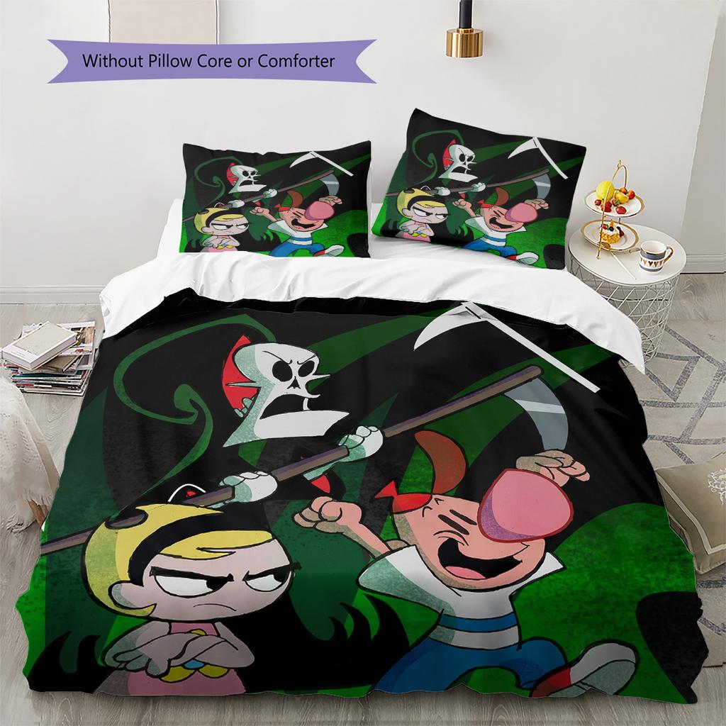 Cool Crew Pattern Bedding Quilt Set Home Decoration Gift (1 * duvet cover + 2 * pillowcase without core)