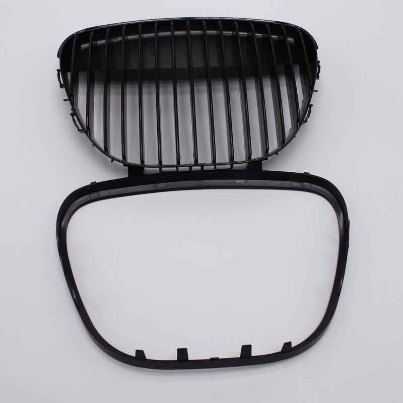 Für Seat Ibiza Cordoba Typ 6L 2002-2009 Zentraler Kühlergrill ohne Emblem + Wabenstruktur Frontstoßstange Obere Seitengitter Abdeckung