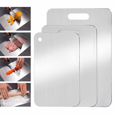 Double,Sided Kitchen Cutting Board, Heavy,Duty Chopping Board & Rolling Board for Meat, Vegetables, Baking Prep