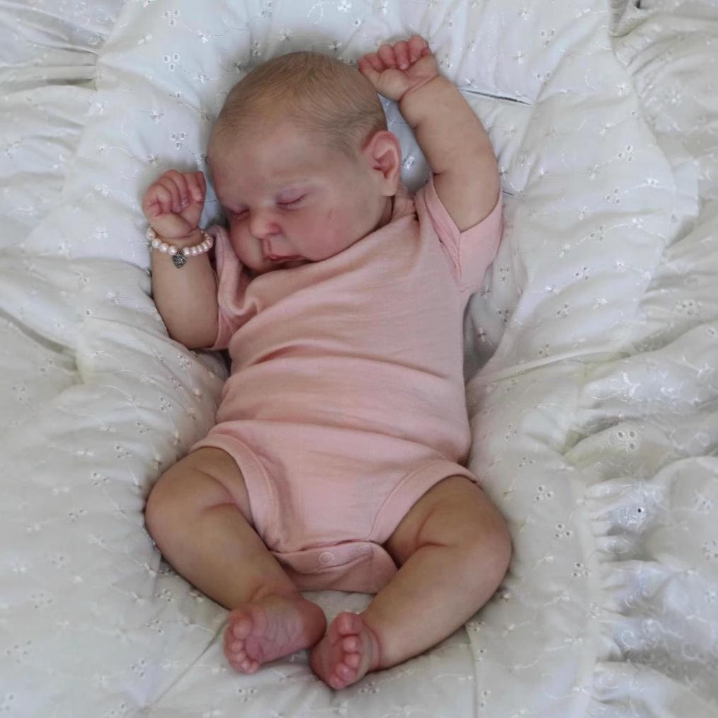 19-Inch NPK Realistic Reborn Doll – Perfect Holiday Christmas Gift for Children 19-inch cloth body