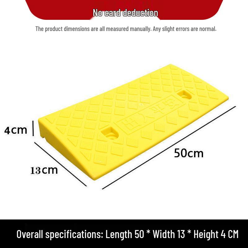 Plastic Uphill Ramp & Curb Speed Bump Pad