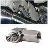 90° Spacer Sensor Engine Light Cel Check Bung Mini Catalytic Converter O2 For