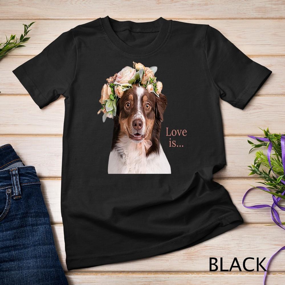 

Australian Shepherd Shirt Aussie Mom Dad Love Dog Pet Tee Unisex T-shirt 2XL