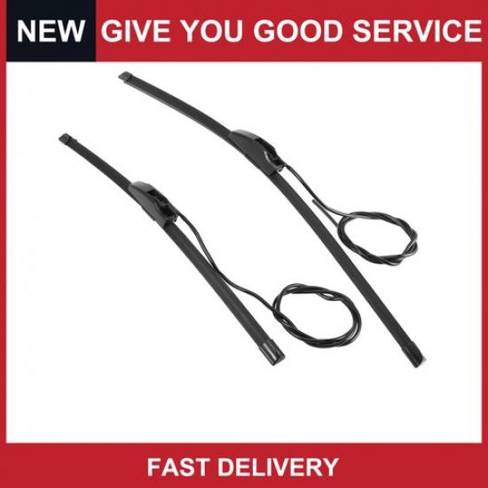 Pack of 2 For Jaguar S-Type 2001-2008 Front Windshield Wiper Blades 24  + 19