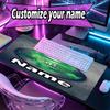 Custom Name Personalized Club Santos Laguna Pattern Mousepad, Laptop PC Desk Mat, Decorative Desk Mat for Home Keyboard Pad Gift