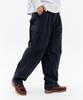 CONTROBANAL3 Single-Pleat Wide Cargo Pants [Navy]