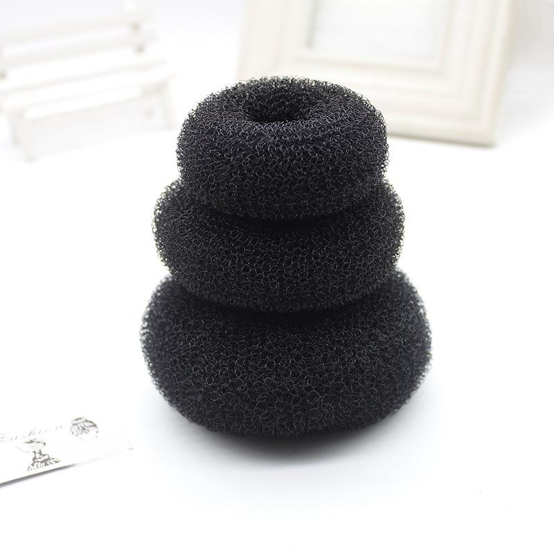 Donut Hair Curler: Flower Bud Hair Ring, Fluffy Braided In Large, Medium, Small Sizes