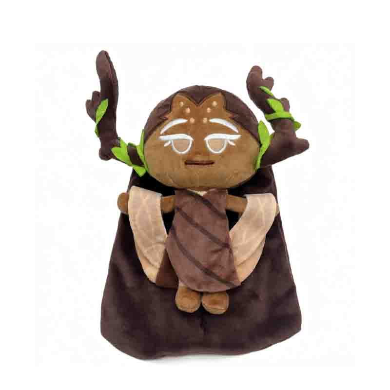 

25cm Cookie Run Kingdom Plush Toys Game Accessories Square Game Character Decorative Ornaments Birthday Gifts For Boys And Girls 25cm коричневый