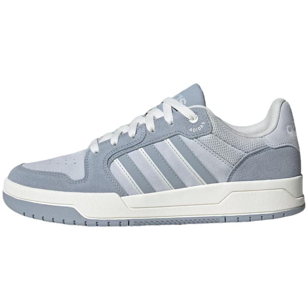 Adidas Entrap Fashion Comfortable Durable Low-Top Skate Shoes Unisex Skate Shoes Silver Gray KI8458