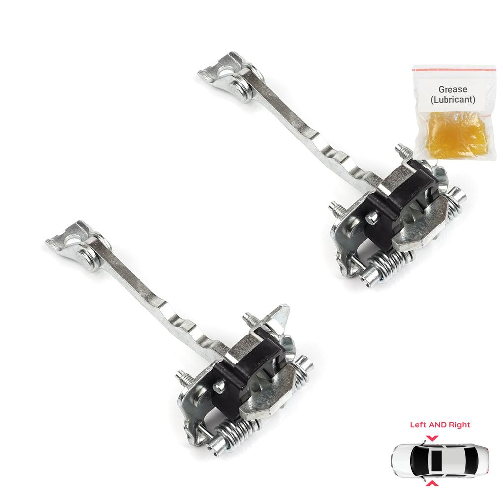 EDP1256-1 2 Pieces Left AND Right Door Catch Hinge Brake Stop Check Strap Limiter for Renault Megane CC Cabriolet Convertible EZ 2010-On 804305514R 
