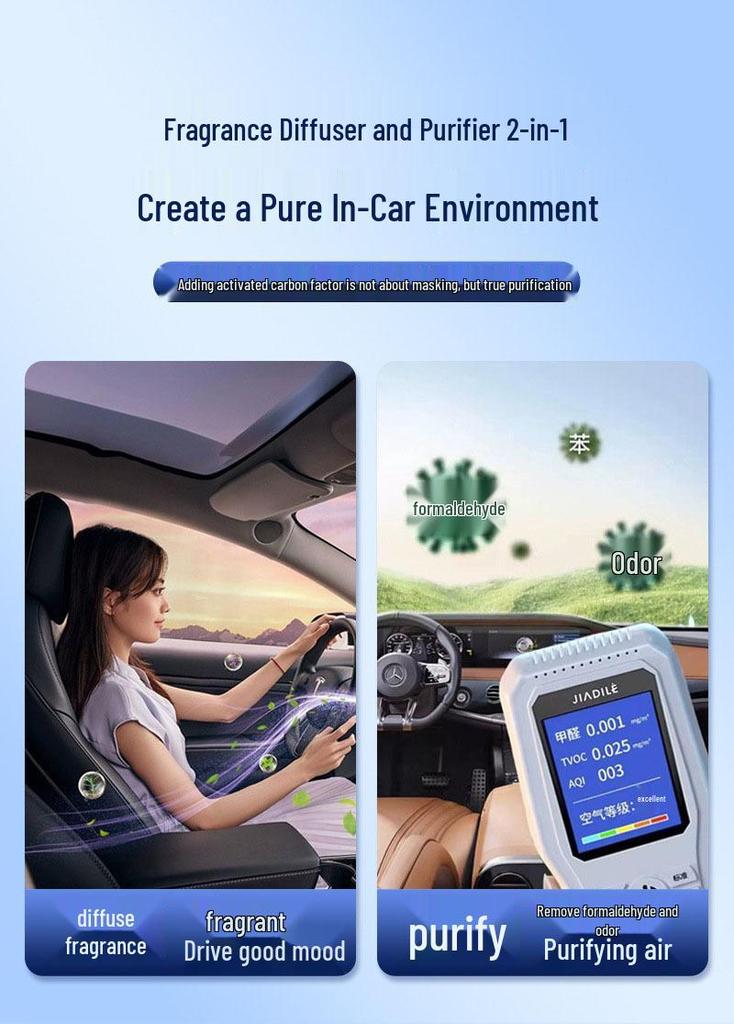 Car Air Freshener Solid Perfume Balm for Men & Women, Long-Lasting High-End Car Deodorizer Ornament
