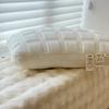Knitted French Jacquard Single Pillow Neck Support Dorm Bedding Soft Soy Protein Fiber Filled